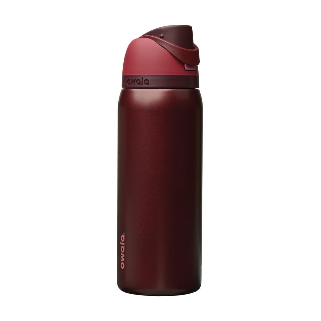 Owala FreeSip Insulated Stainless Steel Water Bottle with Straw, BPA-Free Sports Water Bottle, Great for Travel, 24 Oz, Daybreak