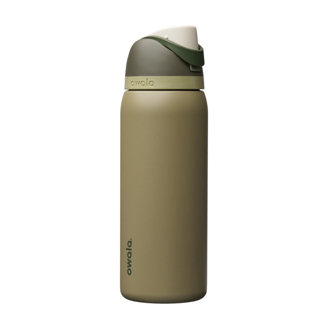 Owala FreeSip Insulated Stainless Steel Water Bottle with Straw, BPA-Free Sports Water Bottle, Great for Travel, 24 Oz, Daybreak