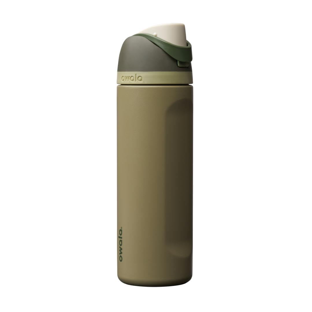 Owala FreeSip Insulated Stainless Steel Water Bottle with Straw, BPA-Free Sports Water Bottle, Great for Travel, 24 Oz, Daybreak
