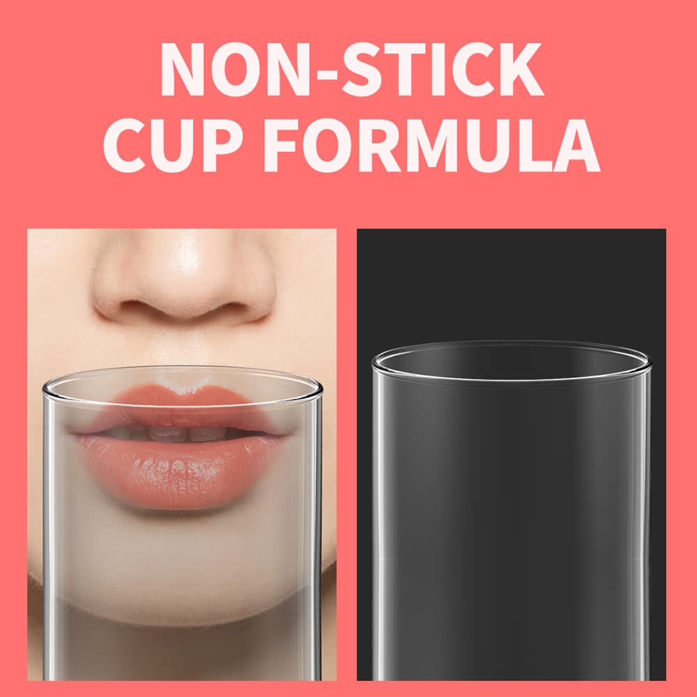 Miniling 6-Color Korean Lip Tint Set - Watery, Velvet Matte Lipsticks for Lips and Cheeks - Long-Lasting, Non-Stick, Shimmery