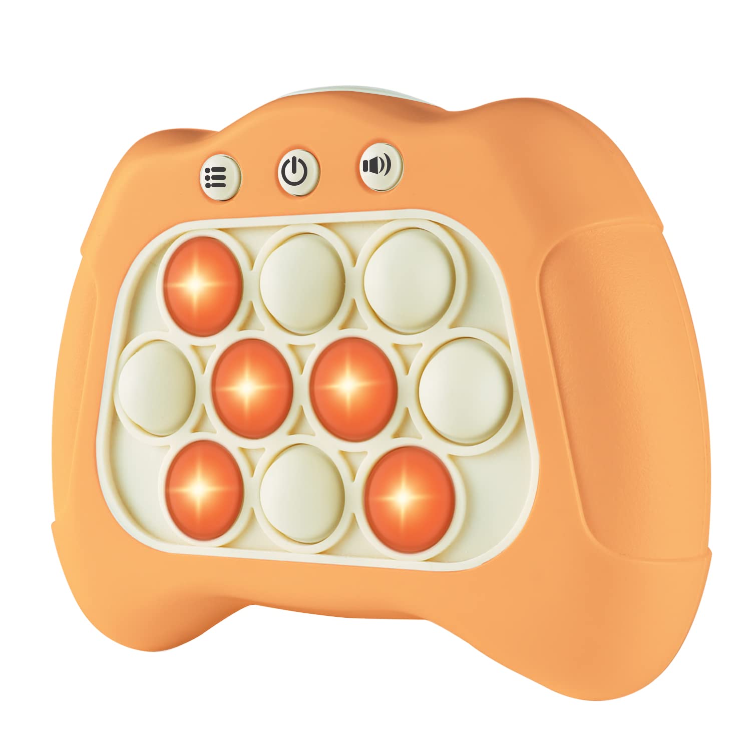 Intoypad Pop The Target! Handheld Speed Push Game Machine: A Fun Multiplayer Game for Family. Sensory Fidget Toy Christmas Toys Gifts for 6 7 8 9 10 11 12 Years Old Kids Road Trip Car Games Kids White
