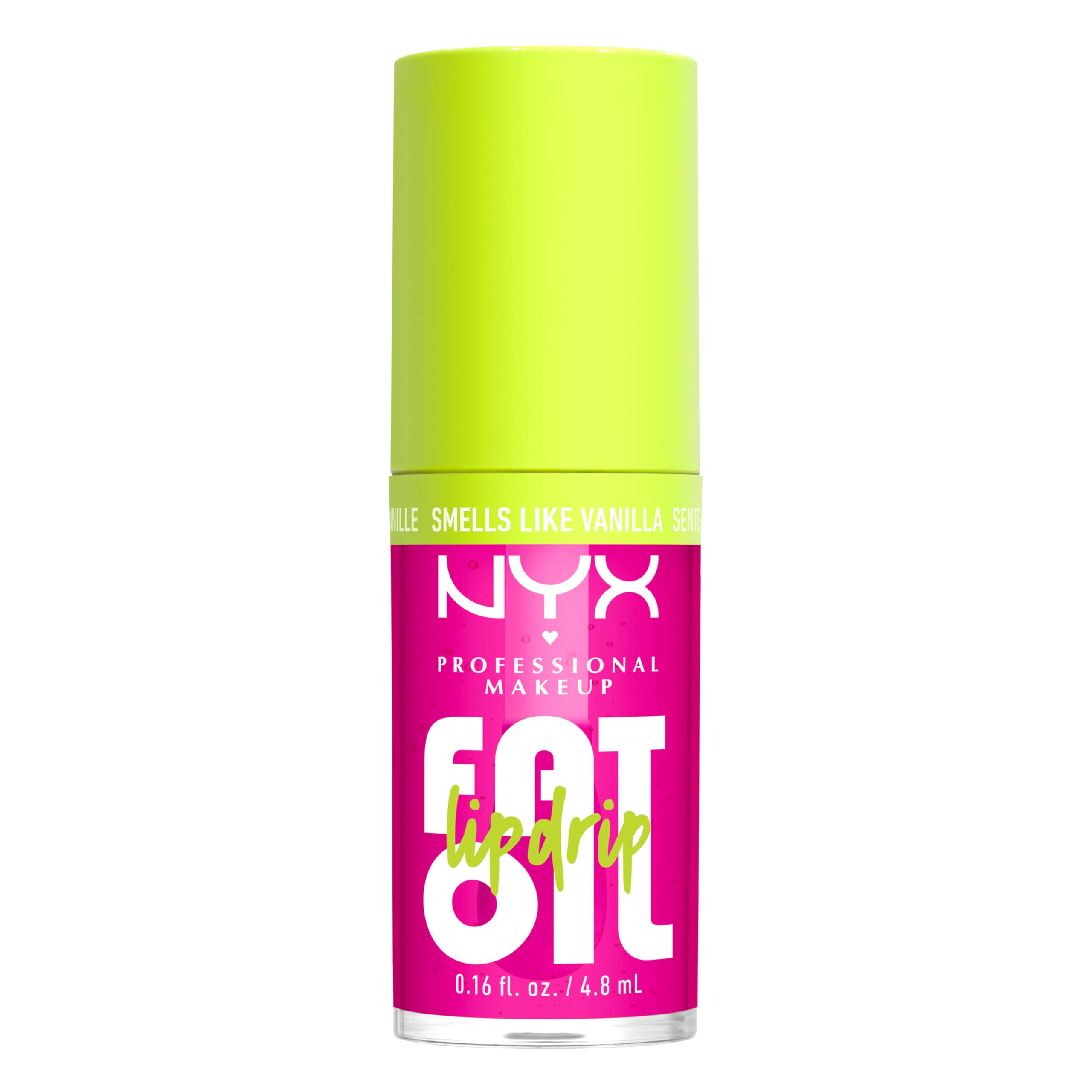 NYX PROFESSIONAL MAKEUP Fat Oil Lip Drip, Moisturizing Lip Oil Gloss, Vegan Tinted Formula, Up to 12 HR Hydration - Follow Back (Shimmering Warm Nude)