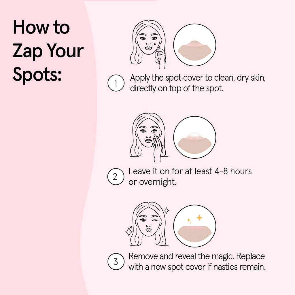 grace & stella Award Winning Pore Strip - Pimple Patches for Face - Hydrocolloid Acne Patches - Absorbs Zits, Reduces Redness - Cute Patches Dermatologist-Tested, Vegan (Multishape, 36 Count)