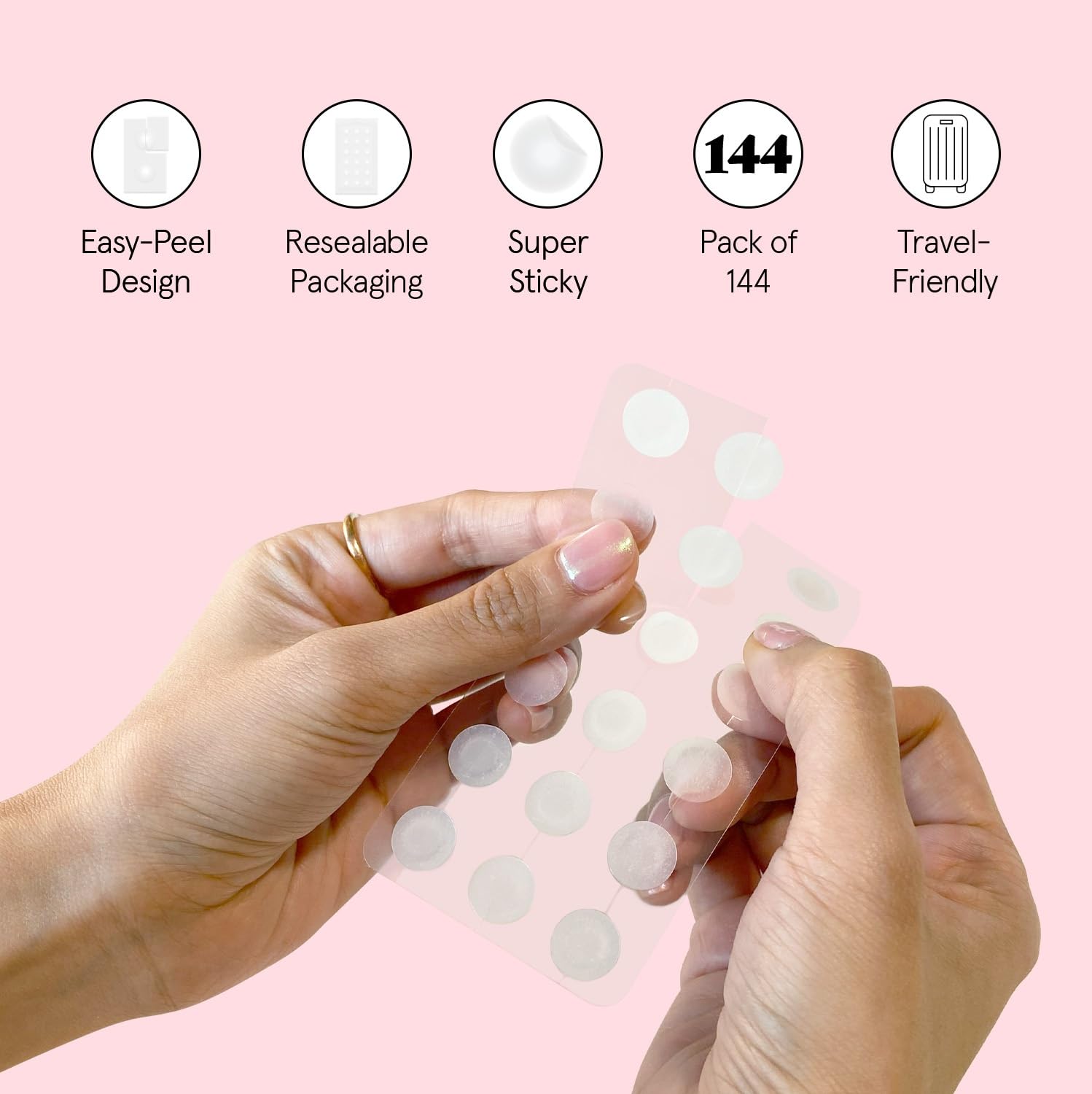 grace & stella Award Winning Pore Strip - Pimple Patches for Face - Hydrocolloid Acne Patches - Absorbs Zits, Reduces Redness - Cute Patches Dermatologist-Tested, Vegan (Multishape, 36 Count)