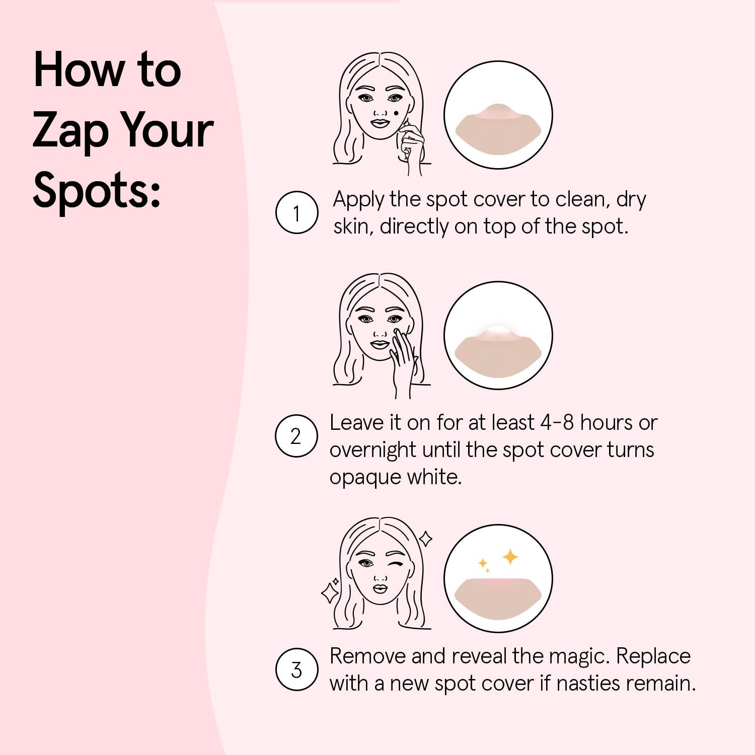 grace & stella Award Winning Pore Strip - Pimple Patches for Face - Hydrocolloid Acne Patches - Absorbs Zits, Reduces Redness - Cute Patches Dermatologist-Tested, Vegan (Multishape, 36 Count)