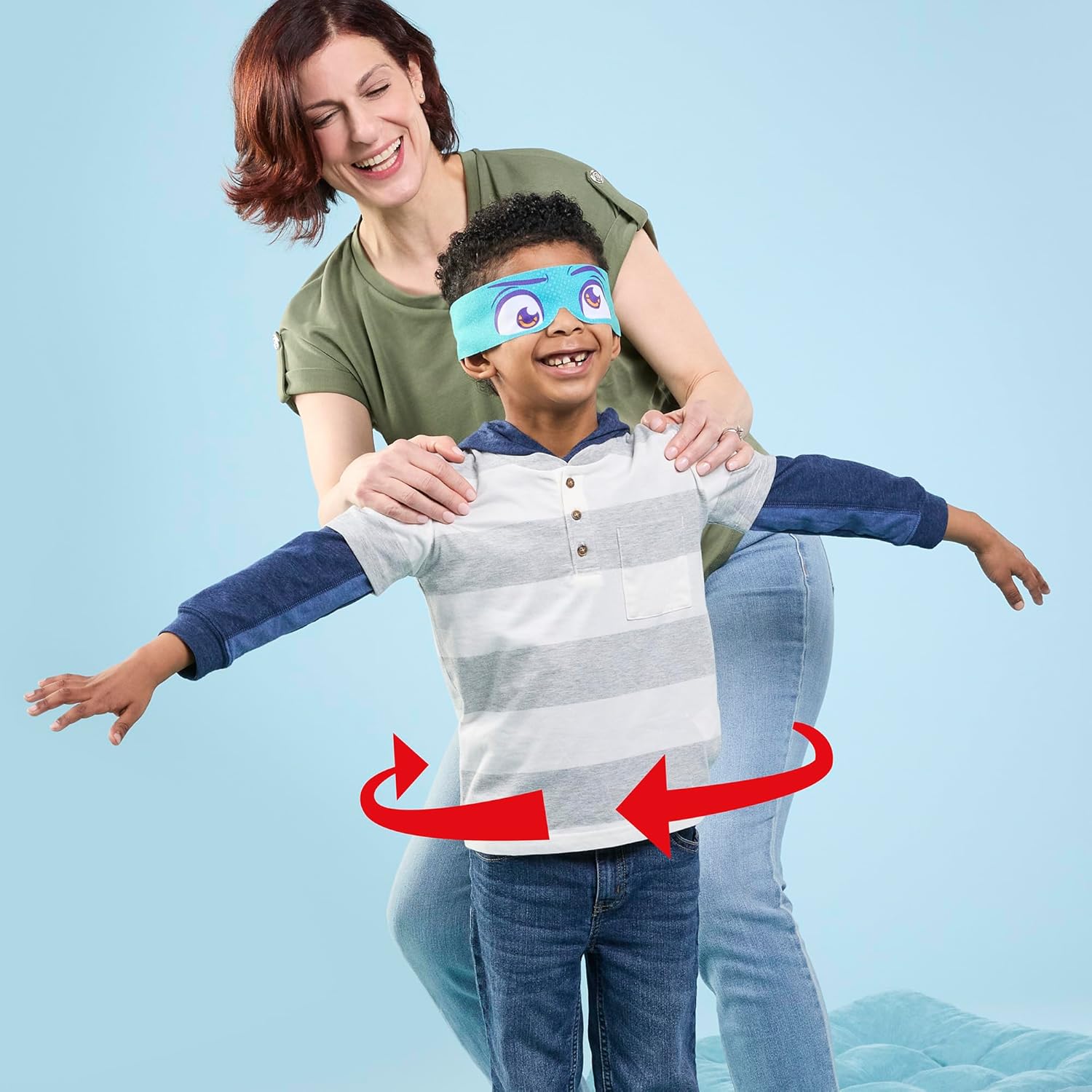 Hasbro Gaming Don't Step in It Preschool Game I Blindfolded, Poop Party Game | Spinner with 8 Fun Animal Moves | Ages 4+| 1+ Players I Funny Kids Board Games | Easter Gift for Kids