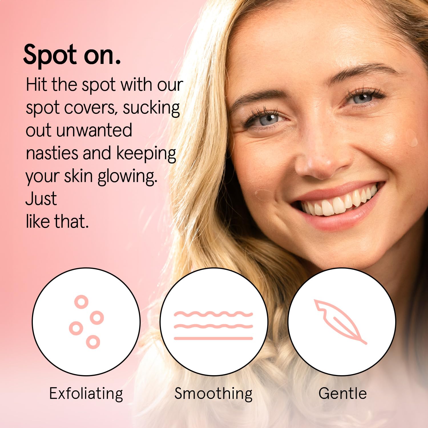 grace & stella Award Winning Pore Strip - Pimple Patches for Face - Hydrocolloid Acne Patches - Absorbs Zits, Reduces Redness - Cute Patches Dermatologist-Tested, Vegan (Multishape, 36 Count)