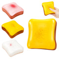 3 Pack Slow Rising Squishy Butter Bread, Realistic Bread Squishies with Butter Scent, Soft Sticky Squishy Toy, Stress Relief Fidget for Focus, Popular Squishies Gift Party Favor