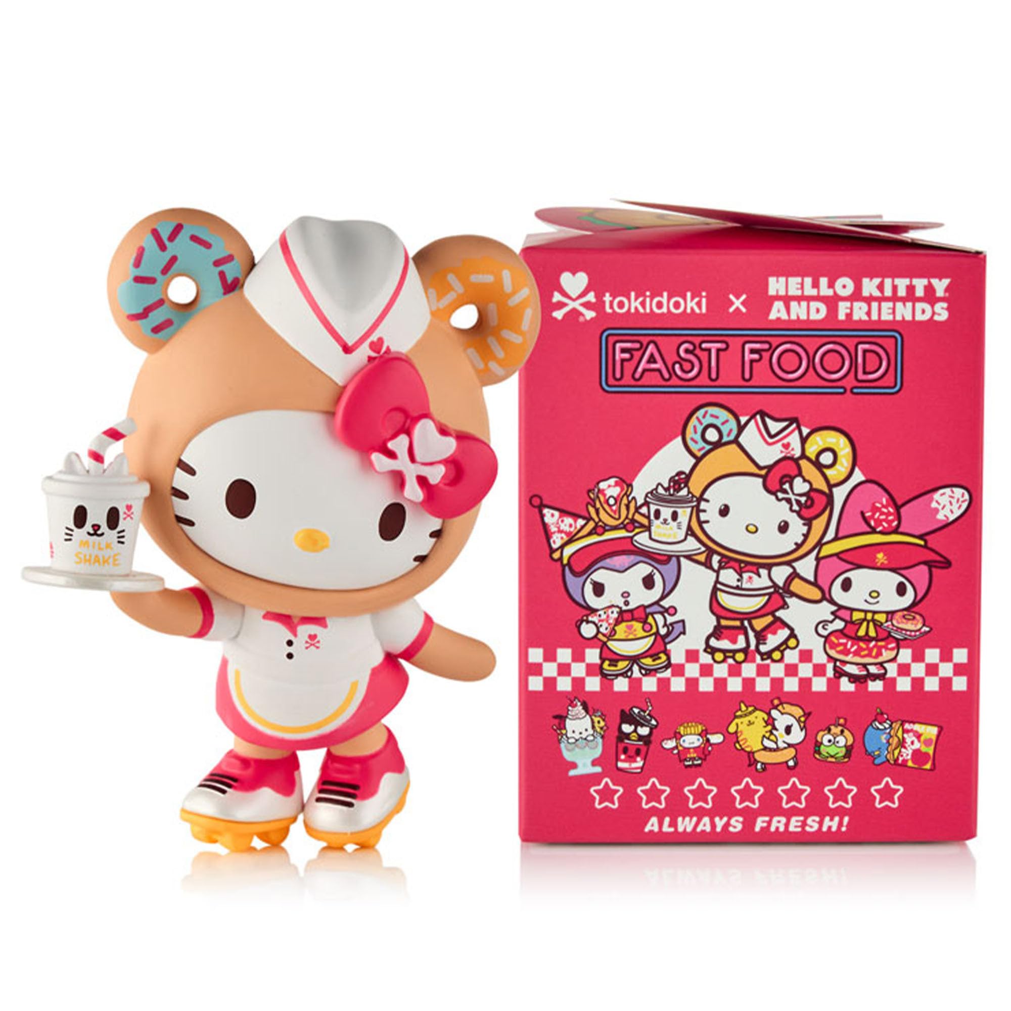 tokidoki™ - Hello Kitty® and Friends Fast Food Blind Box - 1 Pack of Cute Mystery Mini Collectibles - Collectible Art for Girls, Valentine's & Birthday Gifts - 2.75 Inches
