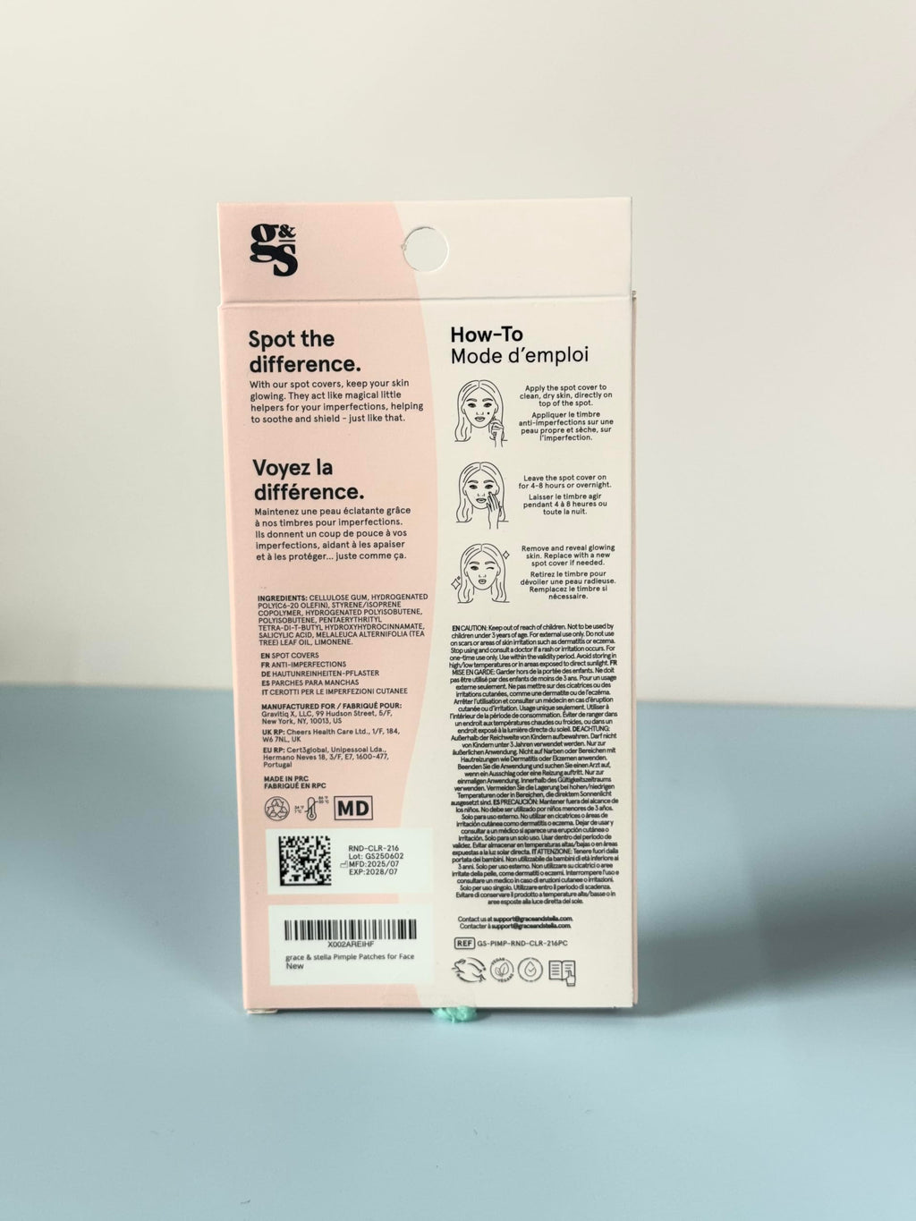 grace & stella Award Winning Pore Strip - Pimple Patches for Face - Hydrocolloid Acne Patches - Absorbs Zits, Reduces Redness - Cute Patches Dermatologist-Tested, Vegan (Multishape, 36 Count)