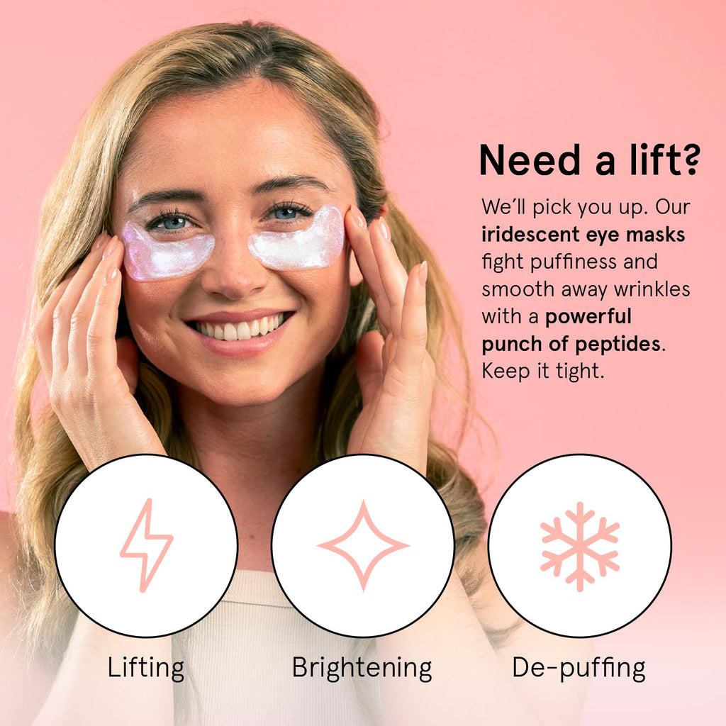 grace & stella Retinol Under Eye Patches for Puffy Eyes & Dark Circles - Restoring Gel Under Eye Masks with Hyaluronic Acid - Birthday Gifts for Women, Bachelorette Party Favors (Purple, 24 Pairs)