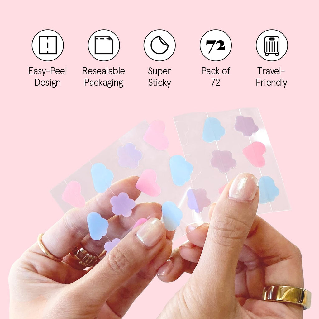 grace & stella Award Winning Pore Strip - Pimple Patches for Face - Hydrocolloid Acne Patches - Absorbs Zits, Reduces Redness - Cute Patches Dermatologist-Tested, Vegan (Multishape, 36 Count)
