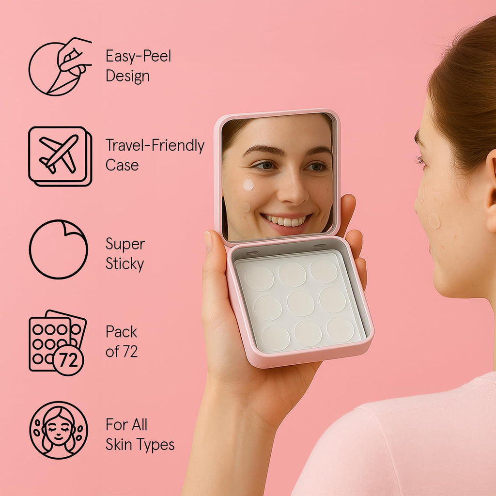 grace & stella Award Winning Pore Strip - Pimple Patches for Face - Hydrocolloid Acne Patches - Absorbs Zits, Reduces Redness - Cute Patches Dermatologist-Tested, Vegan (Multishape, 36 Count)