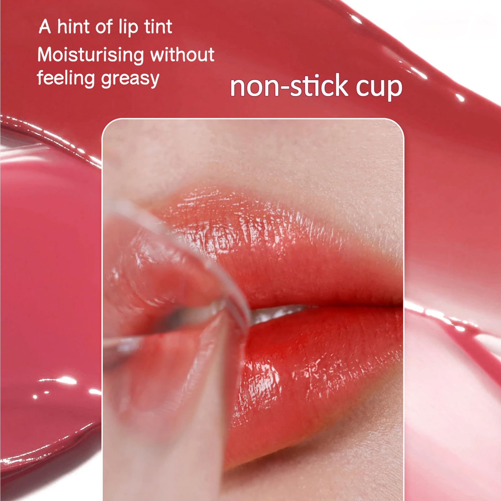 Miniling 6-Color Korean Lip Tint Set - Watery, Velvet Matte Lipsticks for Lips and Cheeks - Long-Lasting, Non-Stick, Shimmery