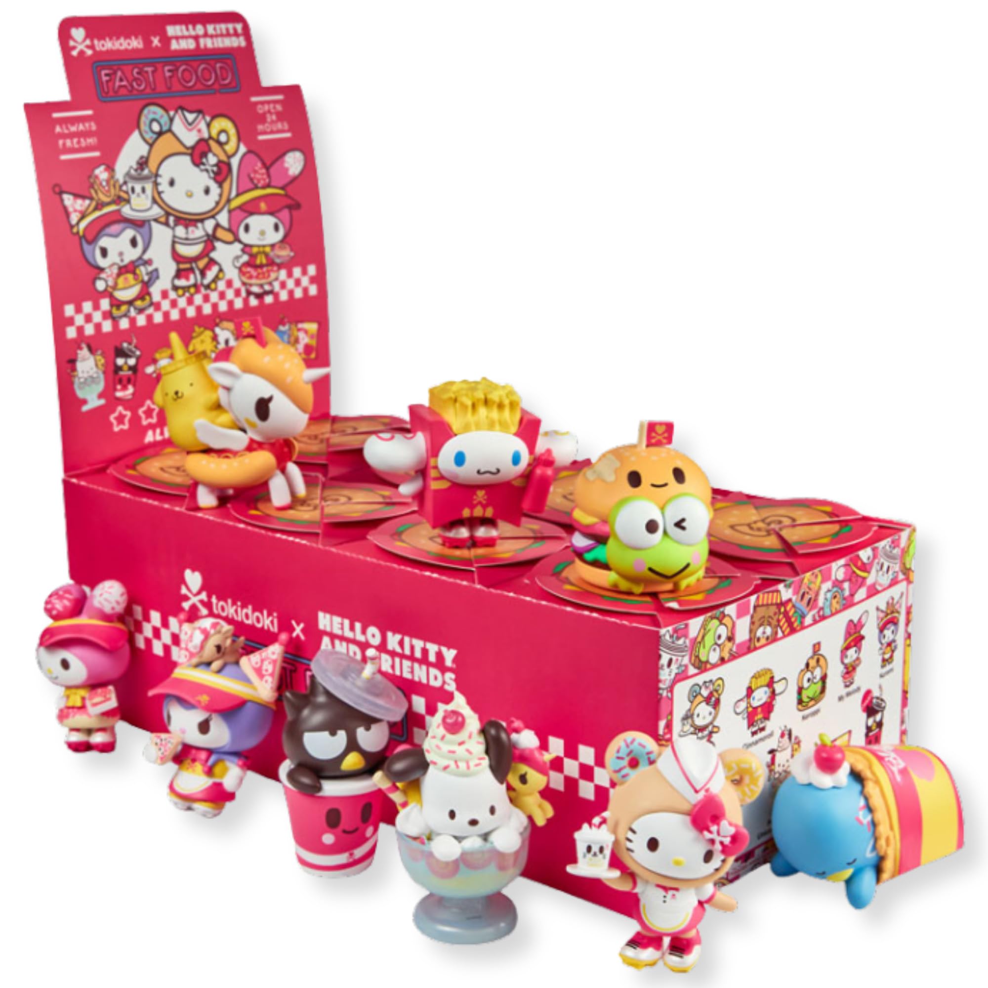 tokidoki™ - Hello Kitty® and Friends Fast Food Blind Box - 1 Pack of Cute Mystery Mini Collectibles - Collectible Art for Girls, Valentine's & Birthday Gifts - 2.75 Inches