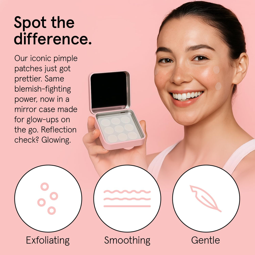 grace & stella Award Winning Pore Strip - Pimple Patches for Face - Hydrocolloid Acne Patches - Absorbs Zits, Reduces Redness - Cute Patches Dermatologist-Tested, Vegan (Multishape, 36 Count)