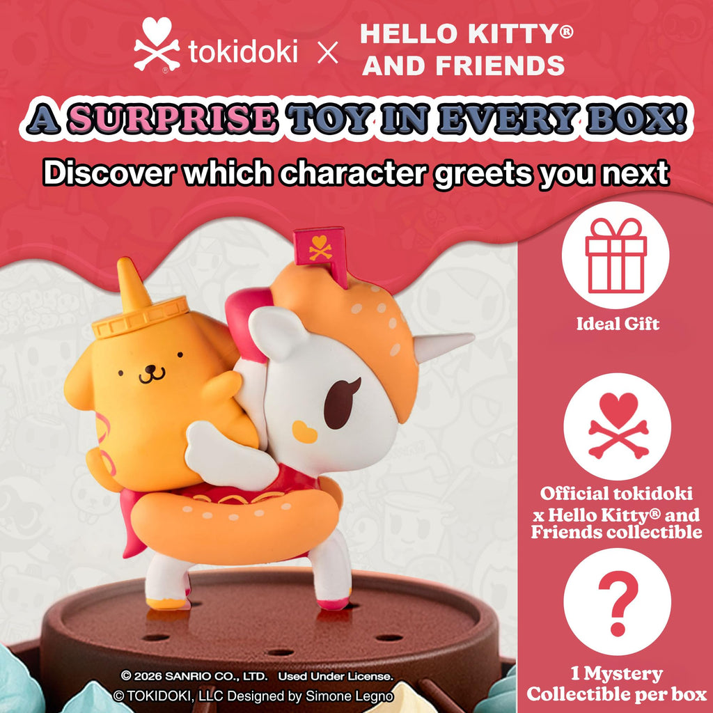 tokidoki™ - Hello Kitty® and Friends Fast Food Blind Box - 1 Pack of Cute Mystery Mini Collectibles - Collectible Art for Girls, Valentine's & Birthday Gifts - 2.75 Inches