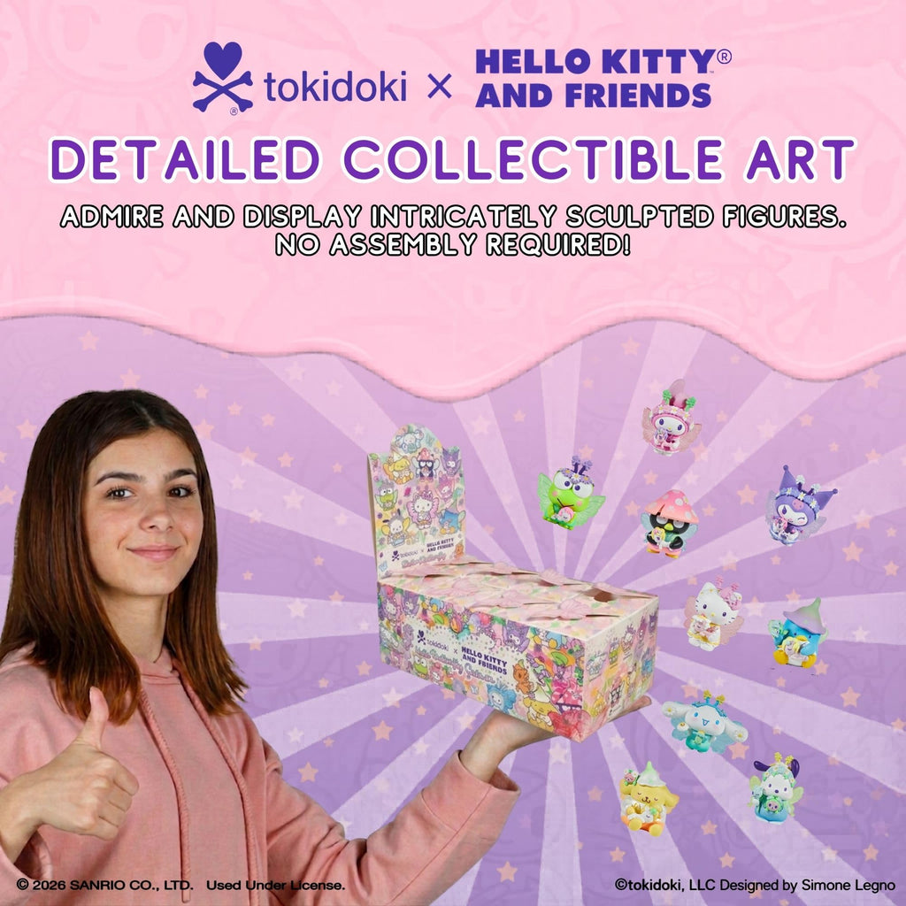 tokidoki™ - Hello Kitty® and Friends Fast Food Blind Box - 1 Pack of Cute Mystery Mini Collectibles - Collectible Art for Girls, Valentine's & Birthday Gifts - 2.75 Inches