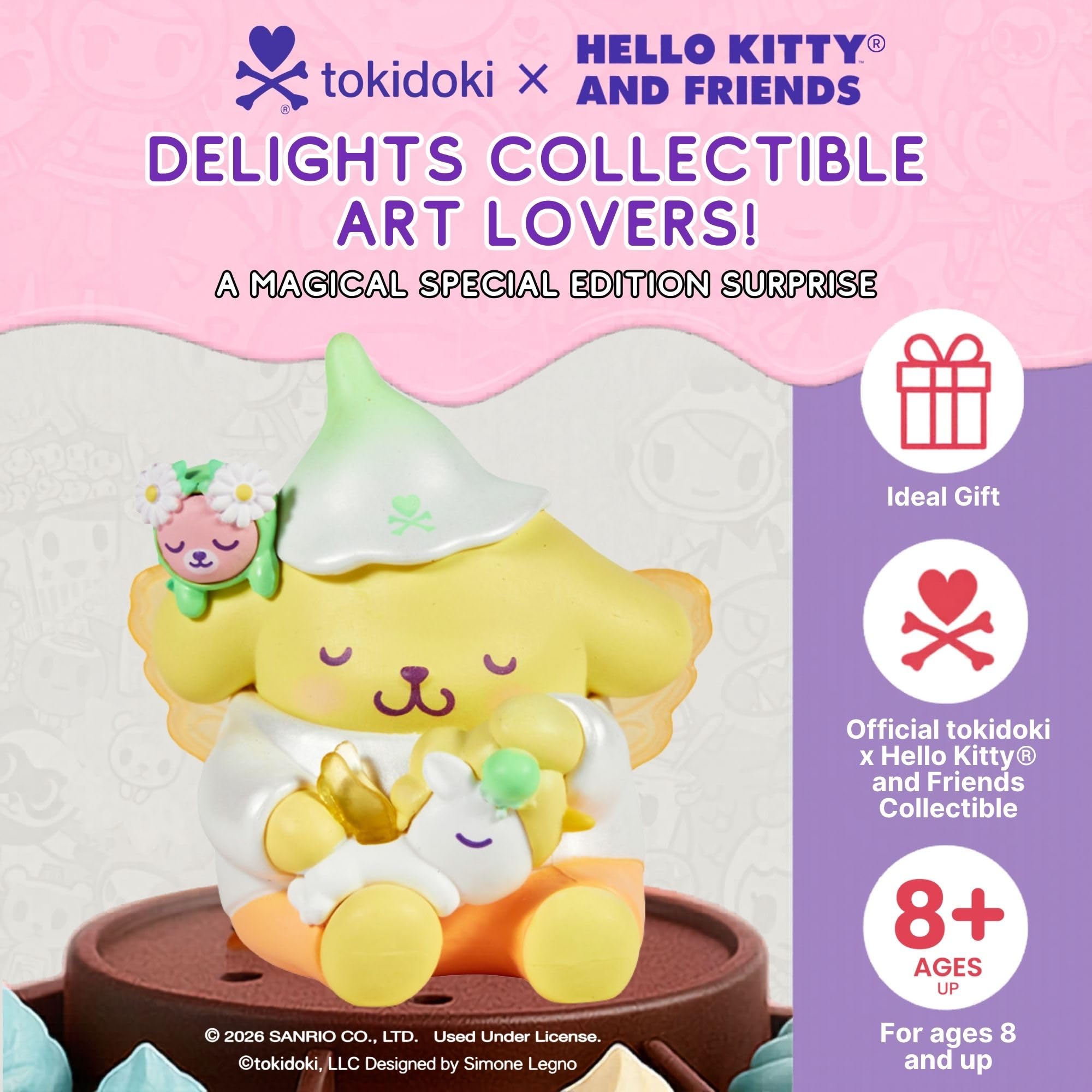 tokidoki™ - Hello Kitty® and Friends Fast Food Blind Box - 1 Pack of Cute Mystery Mini Collectibles - Collectible Art for Girls, Valentine's & Birthday Gifts - 2.75 Inches
