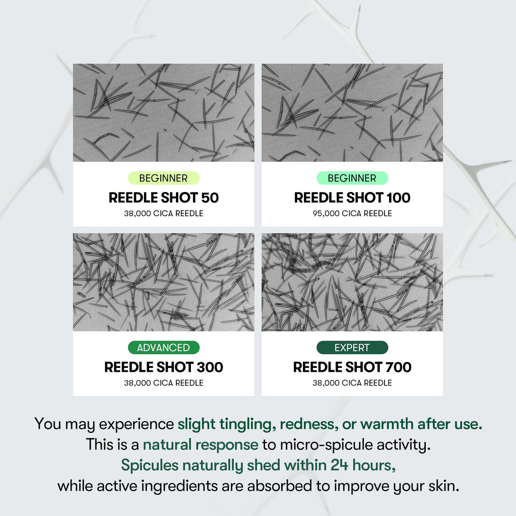VT COSMETICS CICA Reedle Shot 100, Spicule Microneedling Serum for Pore Care & Exfoliation, Exosome, Centella Asiatica for Glass Skin, Skin Texture, Korean Liquid Skin Booster (1.69 Fl Oz / 50ml)