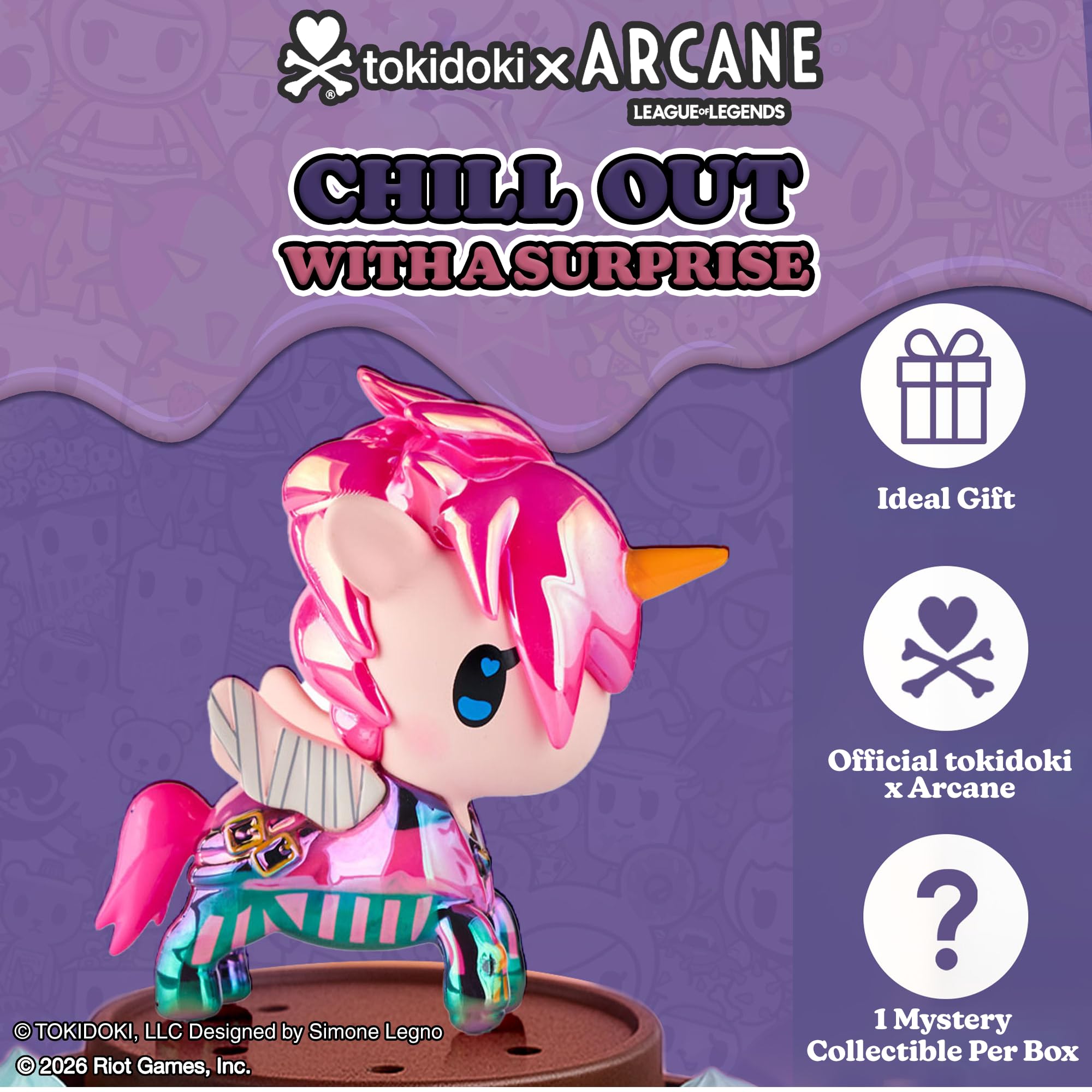 tokidoki™ - Hello Kitty® and Friends Fast Food Blind Box - 1 Pack of Cute Mystery Mini Collectibles - Collectible Art for Girls, Valentine's & Birthday Gifts - 2.75 Inches