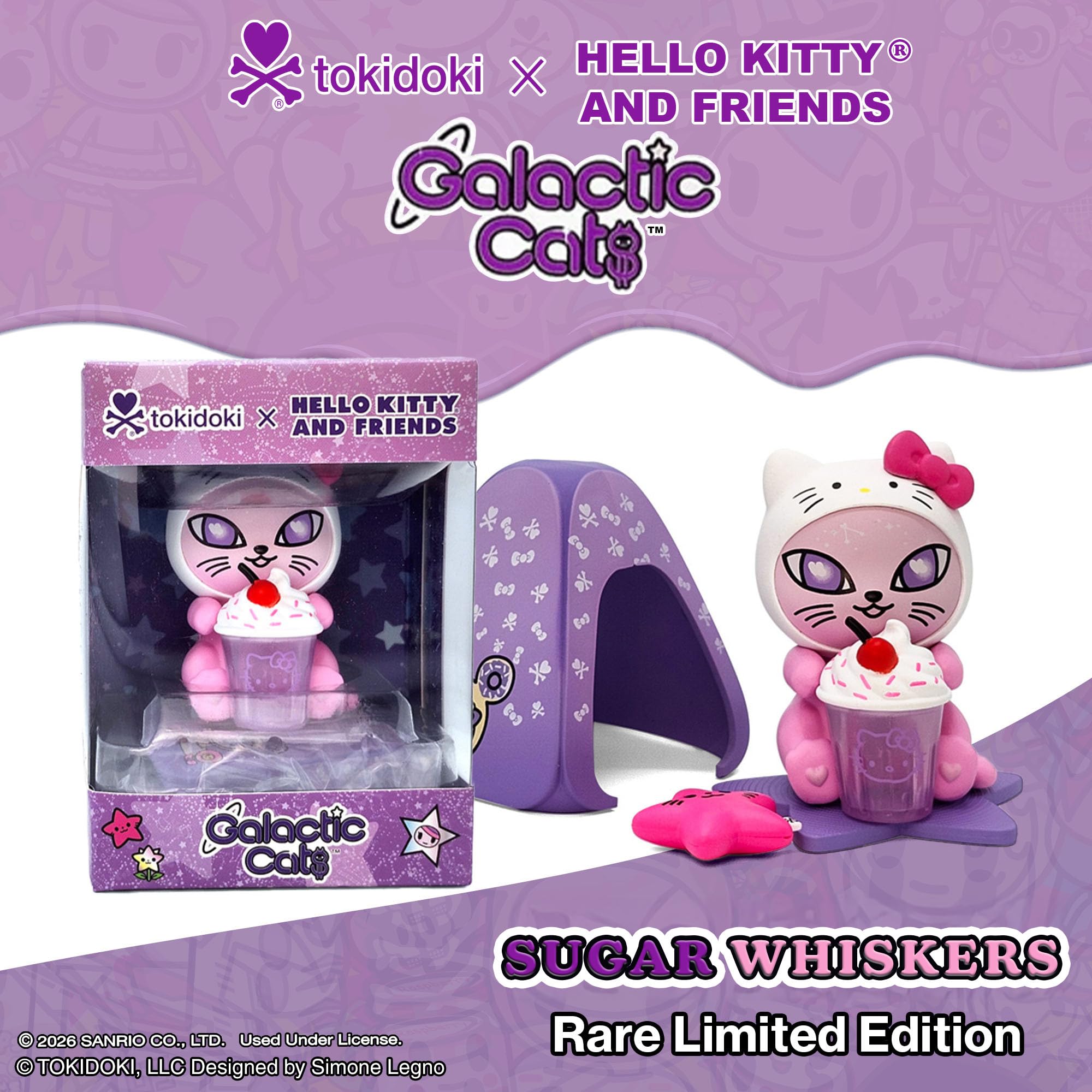 tokidoki™ - Hello Kitty® and Friends Fast Food Blind Box - 1 Pack of Cute Mystery Mini Collectibles - Collectible Art for Girls, Valentine's & Birthday Gifts - 2.75 Inches