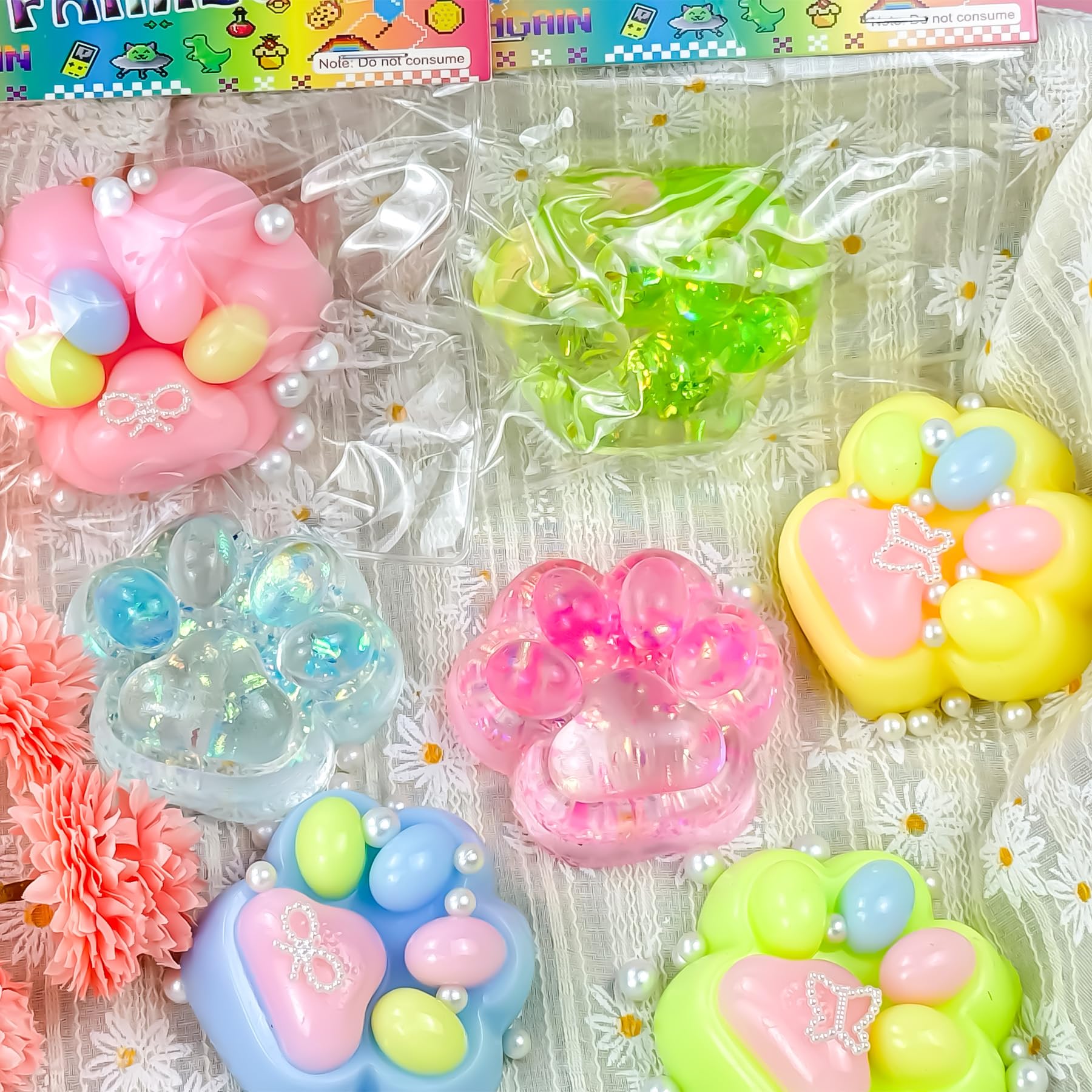 3Pcs Big Taba Squishies Strawberry, Cute Strawberry Squeeze Toys, Upgrade Fruit Squishies, Kawaii Sticky Stress Toy, Clear Fidget Toys, Valentines Gift for Kids, Teen Boys Girls Birthday Gift Ideas