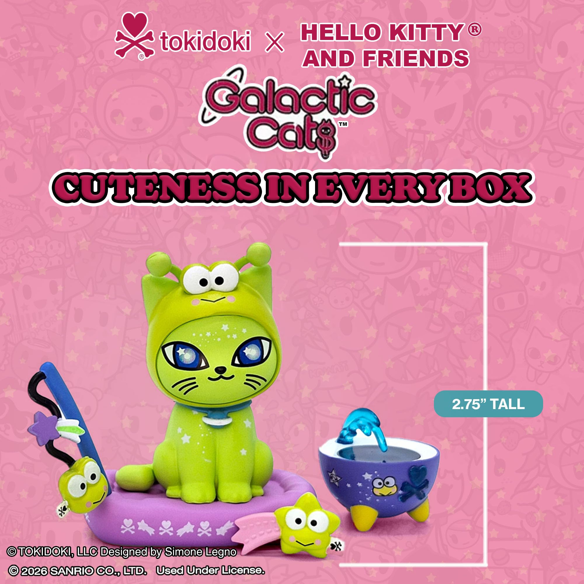 tokidoki™ - Hello Kitty® and Friends Fast Food Blind Box - 1 Pack of Cute Mystery Mini Collectibles - Collectible Art for Girls, Valentine's & Birthday Gifts - 2.75 Inches