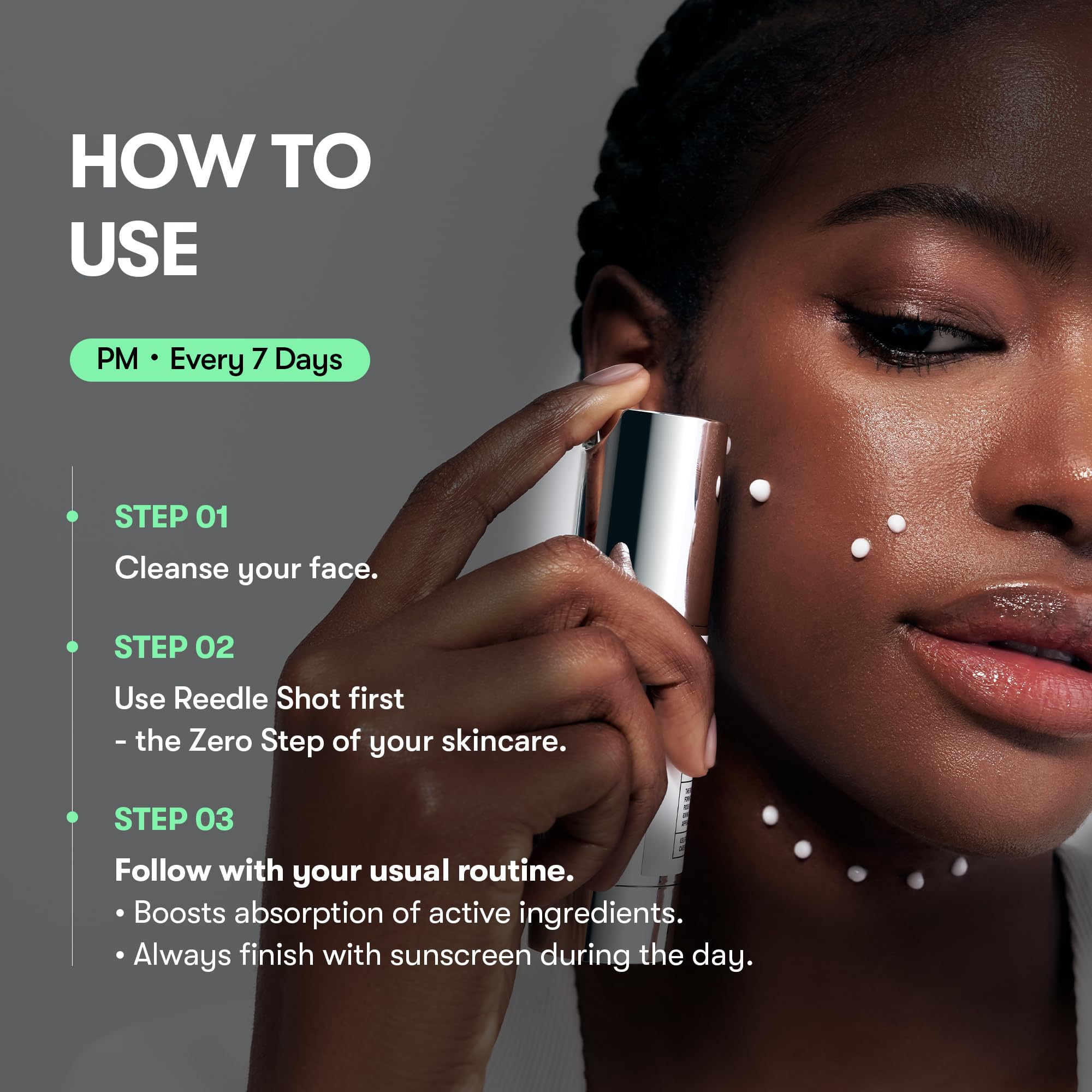 VT COSMETICS CICA Reedle Shot 100, Spicule Microneedling Serum for Pore Care & Exfoliation, Exosome, Centella Asiatica for Glass Skin, Skin Texture, Korean Liquid Skin Booster (1.69 Fl Oz / 50ml)