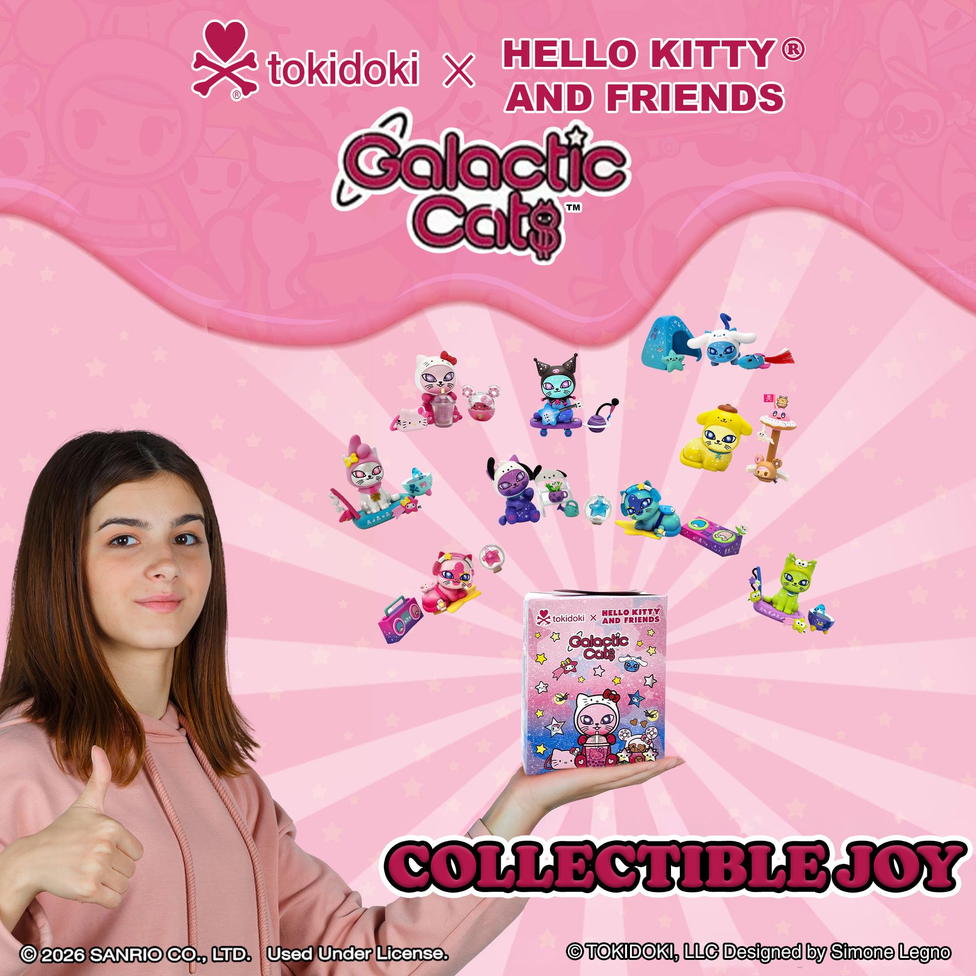 tokidoki™ - Hello Kitty® and Friends Fast Food Blind Box - 1 Pack of Cute Mystery Mini Collectibles - Collectible Art for Girls, Valentine's & Birthday Gifts - 2.75 Inches