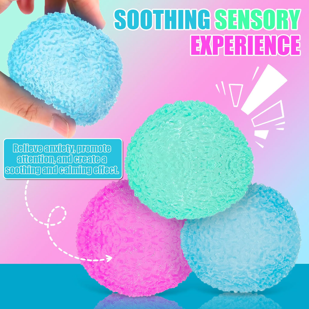 3Pcs Big Taba Squishies Strawberry, Cute Strawberry Squeeze Toys, Upgrade Fruit Squishies, Kawaii Sticky Stress Toy, Clear Fidget Toys, Valentines Gift for Kids, Teen Boys Girls Birthday Gift Ideas