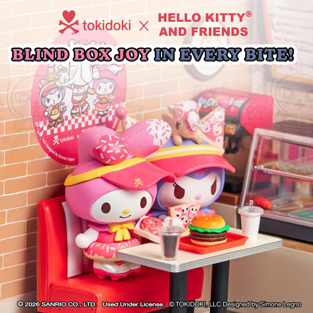 tokidoki™ - Hello Kitty® and Friends Fast Food Blind Box - 1 Pack of Cute Mystery Mini Collectibles - Collectible Art for Girls, Valentine's & Birthday Gifts - 2.75 Inches