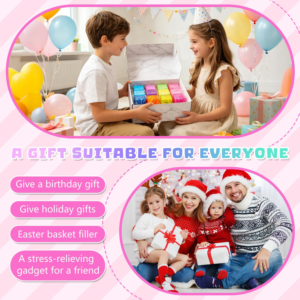 12 pcs 1.3“ Nice Ice Cube Squishy Fidget Toys, Slow Rise Squishies Stress Ball Relief Toy, Sensory Fidget Toy for Focus & Calm, Unique Desk Decor for Teens & Adults, Gifts Idea.