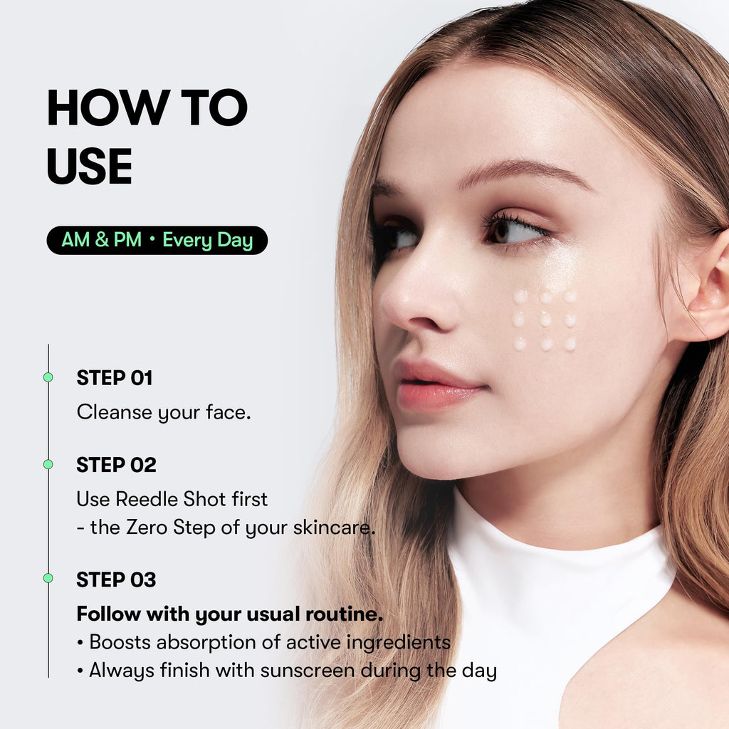 VT COSMETICS CICA Reedle Shot 100, Spicule Microneedling Serum for Pore Care & Exfoliation, Exosome, Centella Asiatica for Glass Skin, Skin Texture, Korean Liquid Skin Booster (1.69 Fl Oz / 50ml)