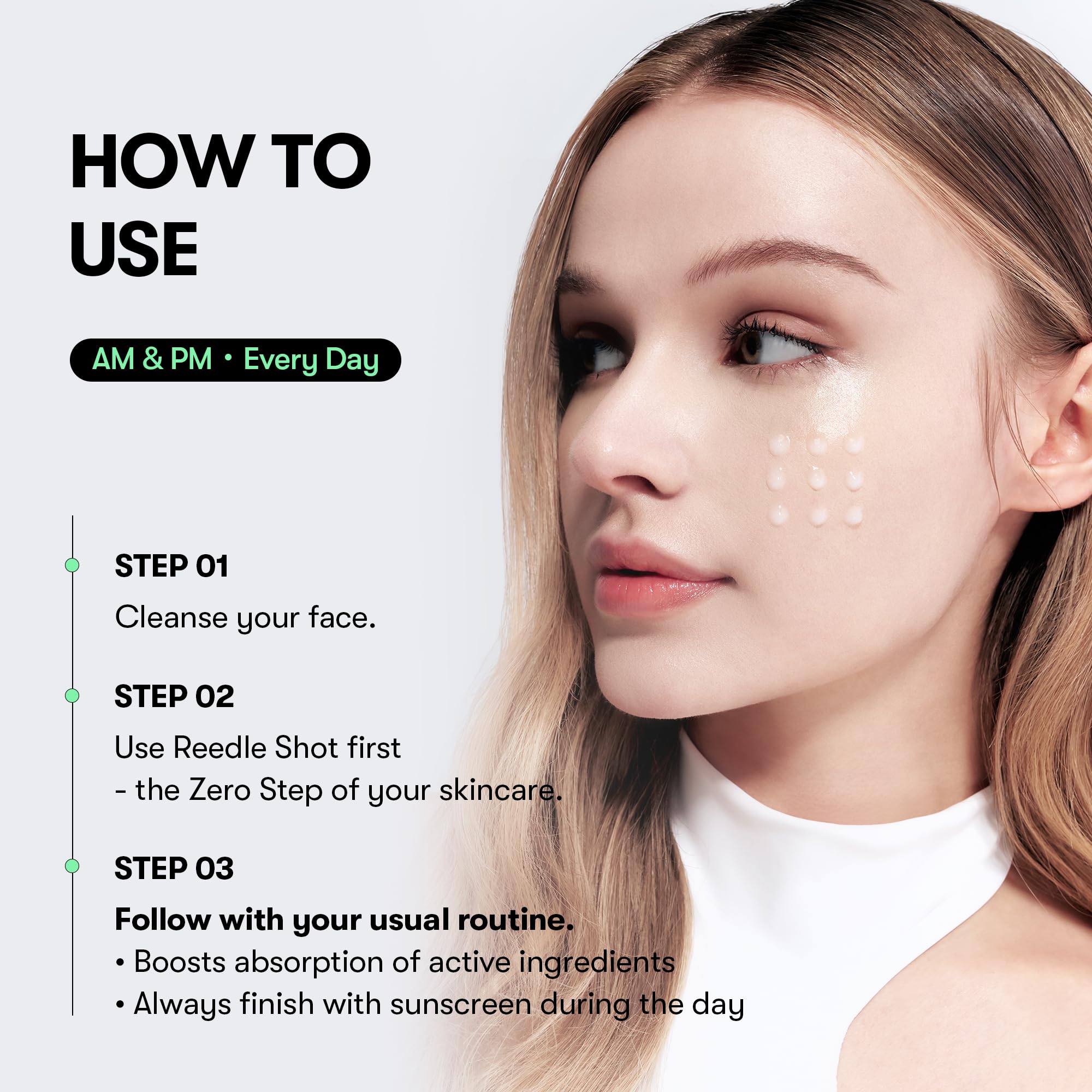 VT COSMETICS CICA Reedle Shot 100, Spicule Microneedling Serum for Pore Care & Exfoliation, Exosome, Centella Asiatica for Glass Skin, Skin Texture, Korean Liquid Skin Booster (1.69 Fl Oz / 50ml)