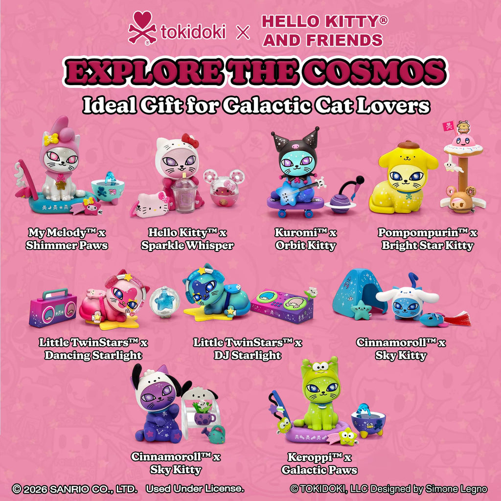 tokidoki™ - Hello Kitty® and Friends Fast Food Blind Box - 1 Pack of Cute Mystery Mini Collectibles - Collectible Art for Girls, Valentine's & Birthday Gifts - 2.75 Inches