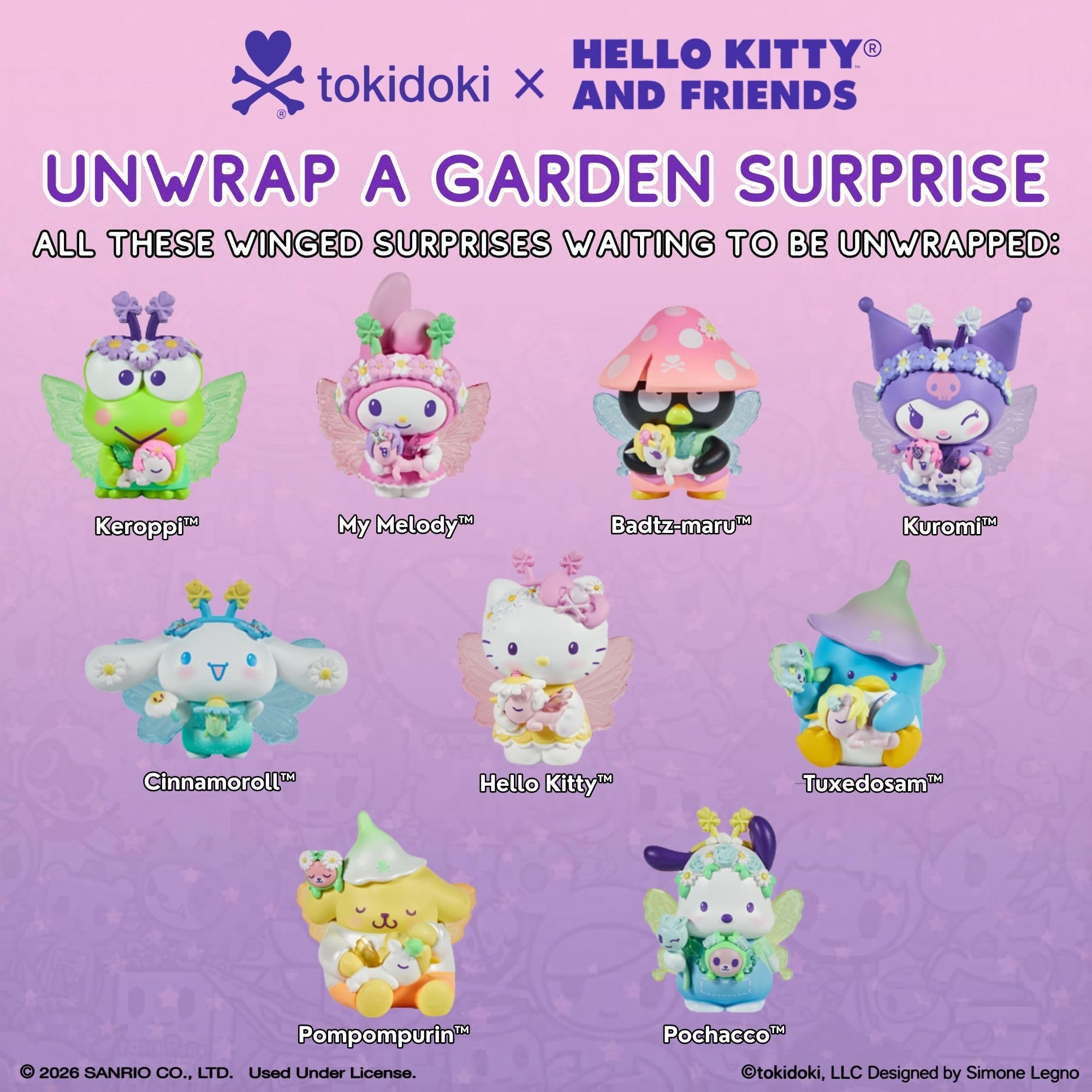 tokidoki™ - Hello Kitty® and Friends Fast Food Blind Box - 1 Pack of Cute Mystery Mini Collectibles - Collectible Art for Girls, Valentine's & Birthday Gifts - 2.75 Inches