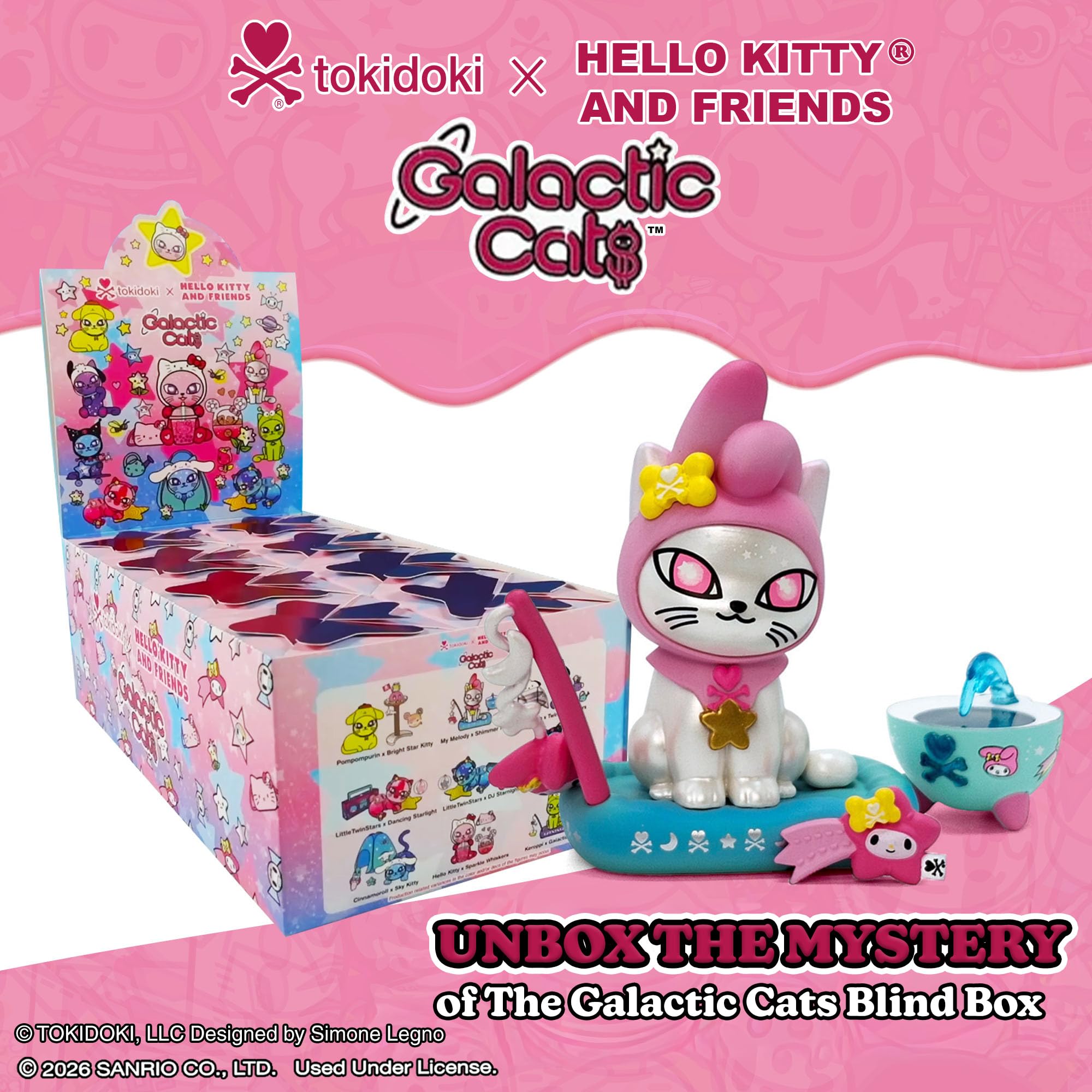 tokidoki™ - Hello Kitty® and Friends Fast Food Blind Box - 1 Pack of Cute Mystery Mini Collectibles - Collectible Art for Girls, Valentine's & Birthday Gifts - 2.75 Inches